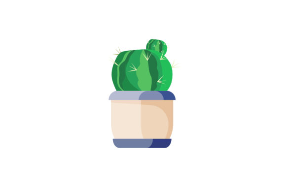 Cactus Floral Vector Design for Graphics and Illustrations