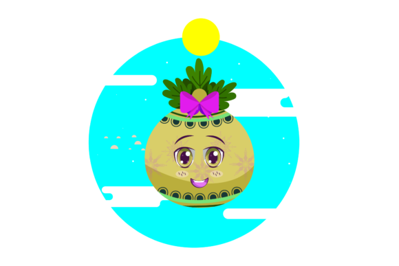 Christmas Ball Kawaii Decor Floral Art Graphics & Illustrations