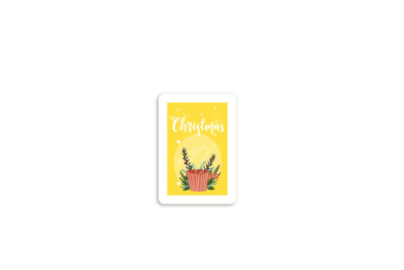 Christmas Greeting Card Floral: Graphics & Illustrations for Warm, Handmade Branding