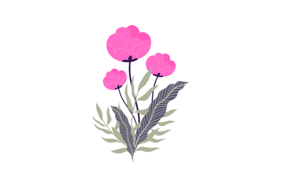 Floral Decoration Collection Artistic Graphics & Illustrations