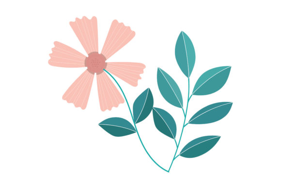 Floral Flower Vector Illustration 10: Free Graphics for Local Branding