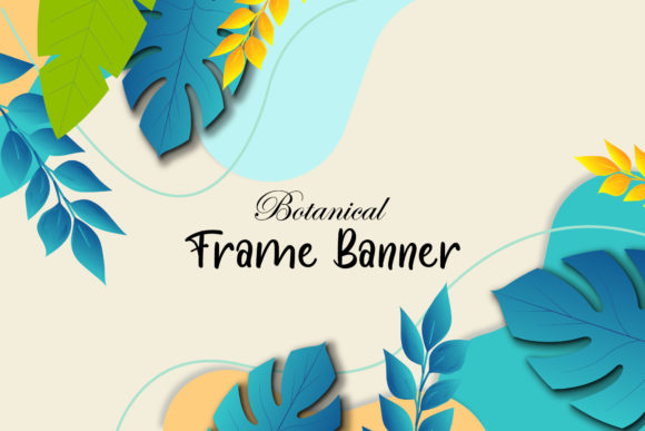 Floral Frame Flowers Leaf Graphics & Illustrations