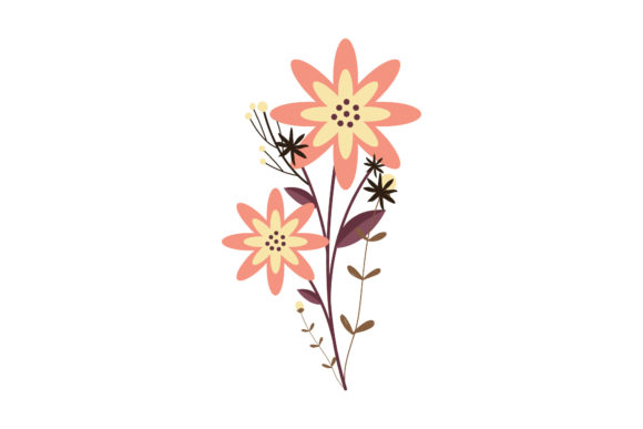 Floral Graphic Simple Illustration: Freebies & Graphics for Sellers