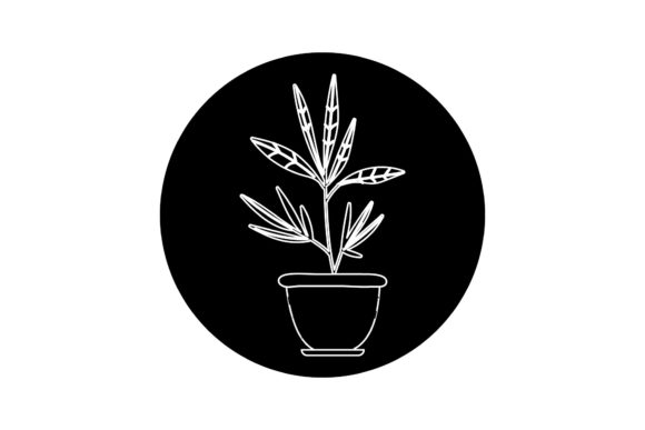 Floral Icons White Line Styles: A Free Graphic Asset for Local Branding