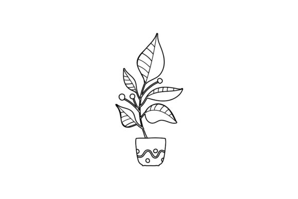 Floral Illustration Vector Line Style: A Freebie Graphic for Branding