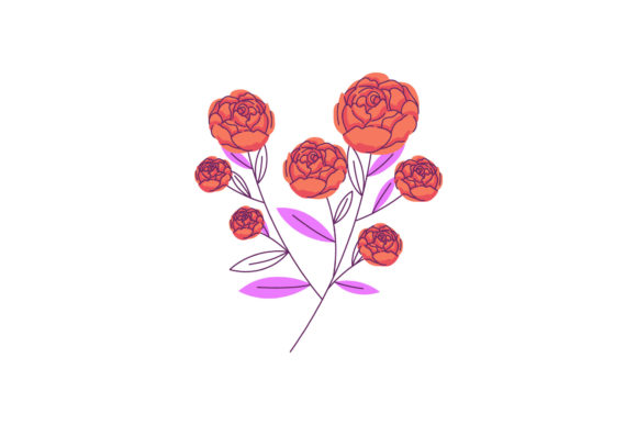 Floral Leaf Abstract Style Art: Graphics & Illustrations for Editorial Impact
