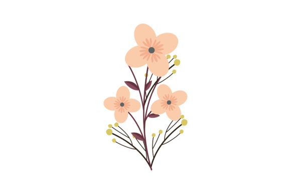 Floral Plant Botanical: Handcrafted Illustrations & Graphics