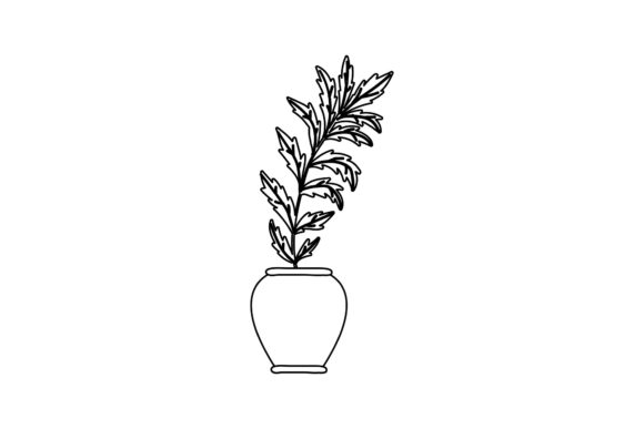 Floral Vector Cute Icon Line Style Graphics Freebie