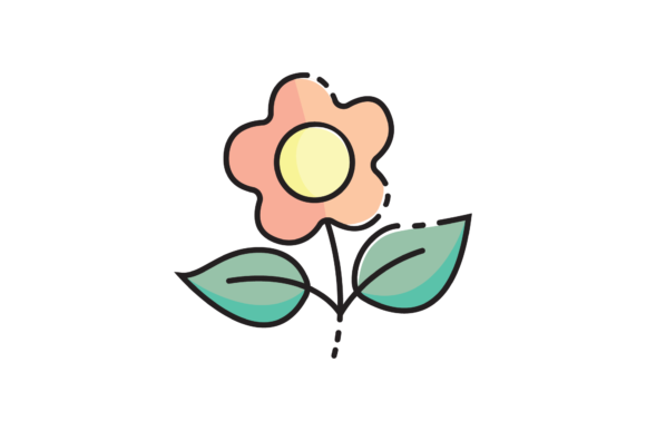 Flower Floral Icon: Graphics & Illustrations for Digital Sellers