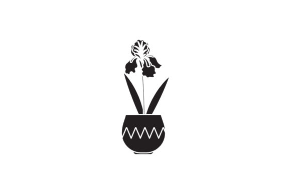 Flowers Floral Icon Vector Line Style for Local Business Graphics