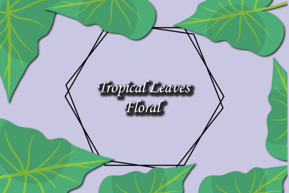 Frame Tropical Floral Collection Tropic Graphics & Illustrations