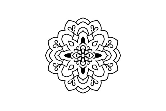 Mandala Decoration Circle Floral Graphics for Illustrations