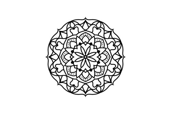 Mandala Floral Decoration Illustration: Free Graphics for Creative Brands