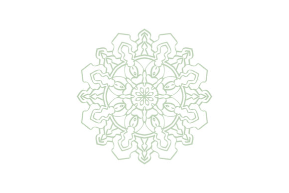 Mandala Hand Floral Design for Graphics and Illustrations
