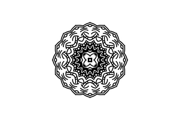 Mandala Indian Floral Isolated - A Graphic Freebie for Local Branding