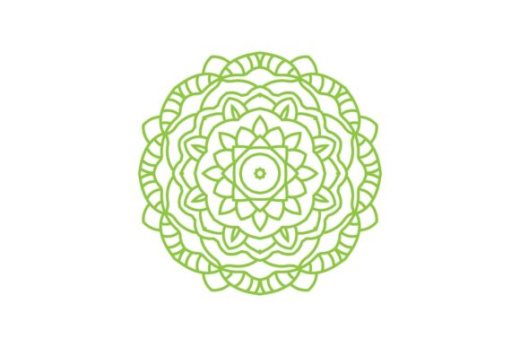 Round Floral Mandala Illustration: Free Graphics for Real Design Work