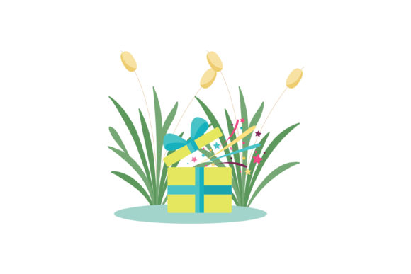 Wedding Icons Gift Floral Background - Graphics for Illustrations