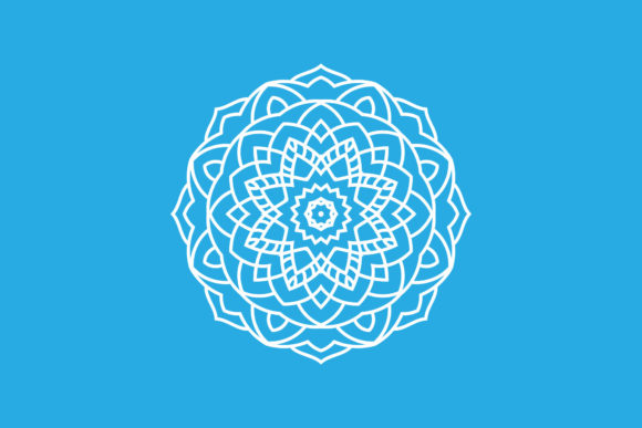 White Mandala Floral Illustration Art: Graphics & Illustrations for Soulful Branding